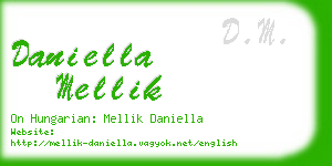 daniella mellik business card